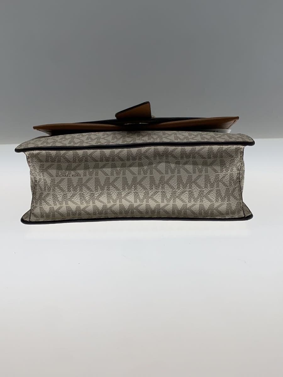 MICHAEL KORS Shoulder Bag PVC WHT Allover Pattern 32S1GGRC0B 4