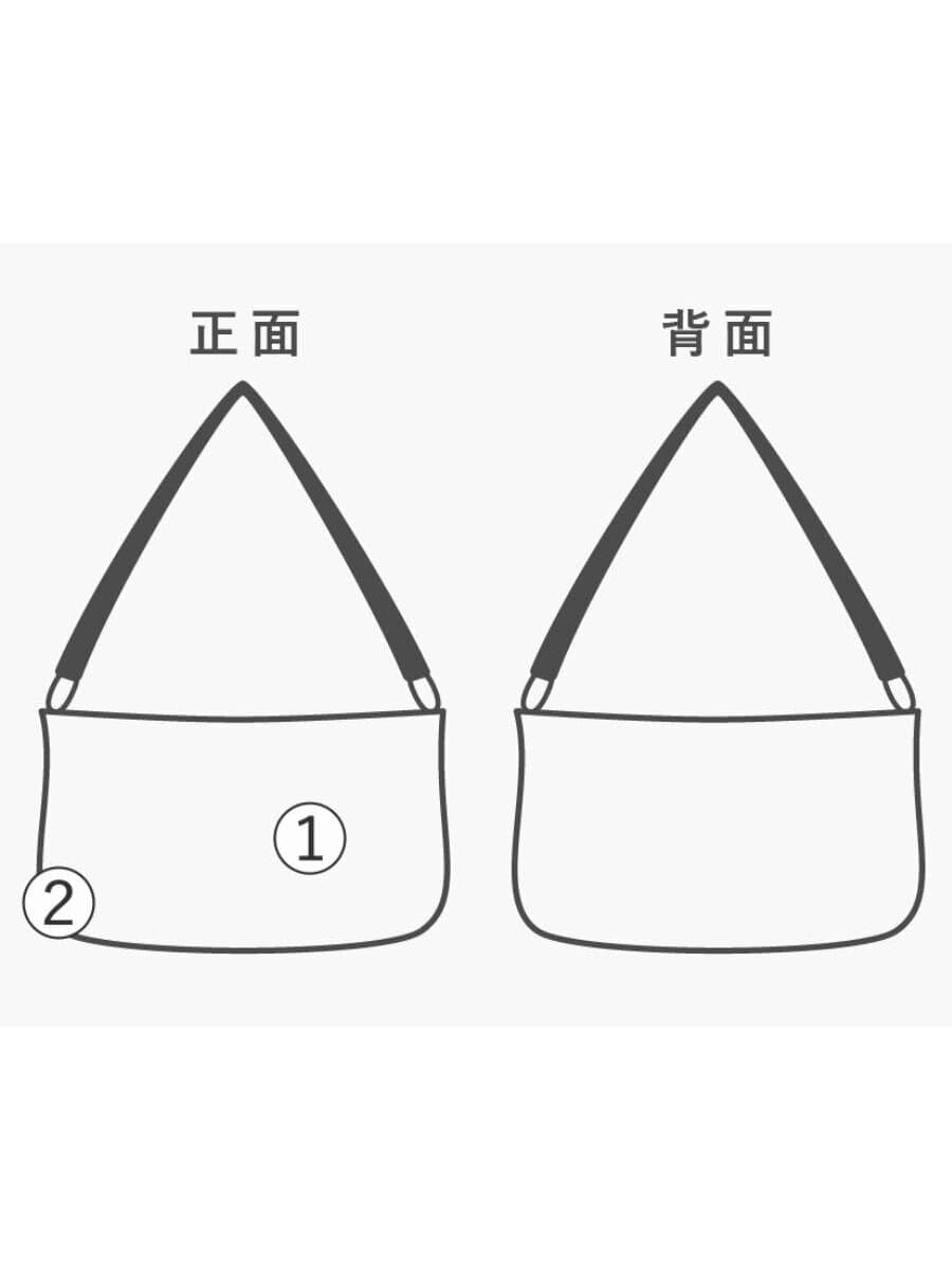 tricot COMME des GARCONS shoulder bag acrylic NVY stripe 9