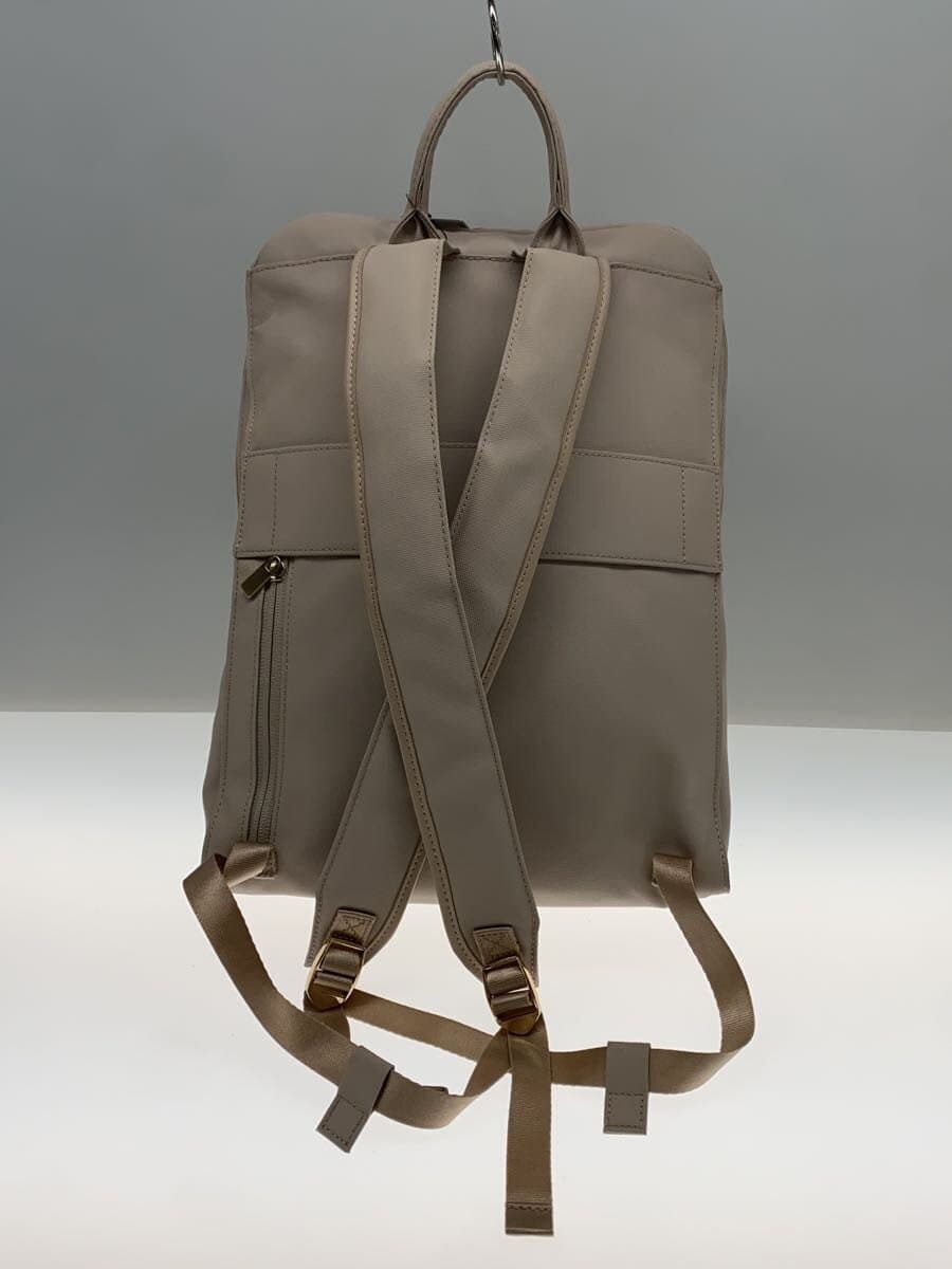 MILESTO backpack Polyester BEG Solid color 3