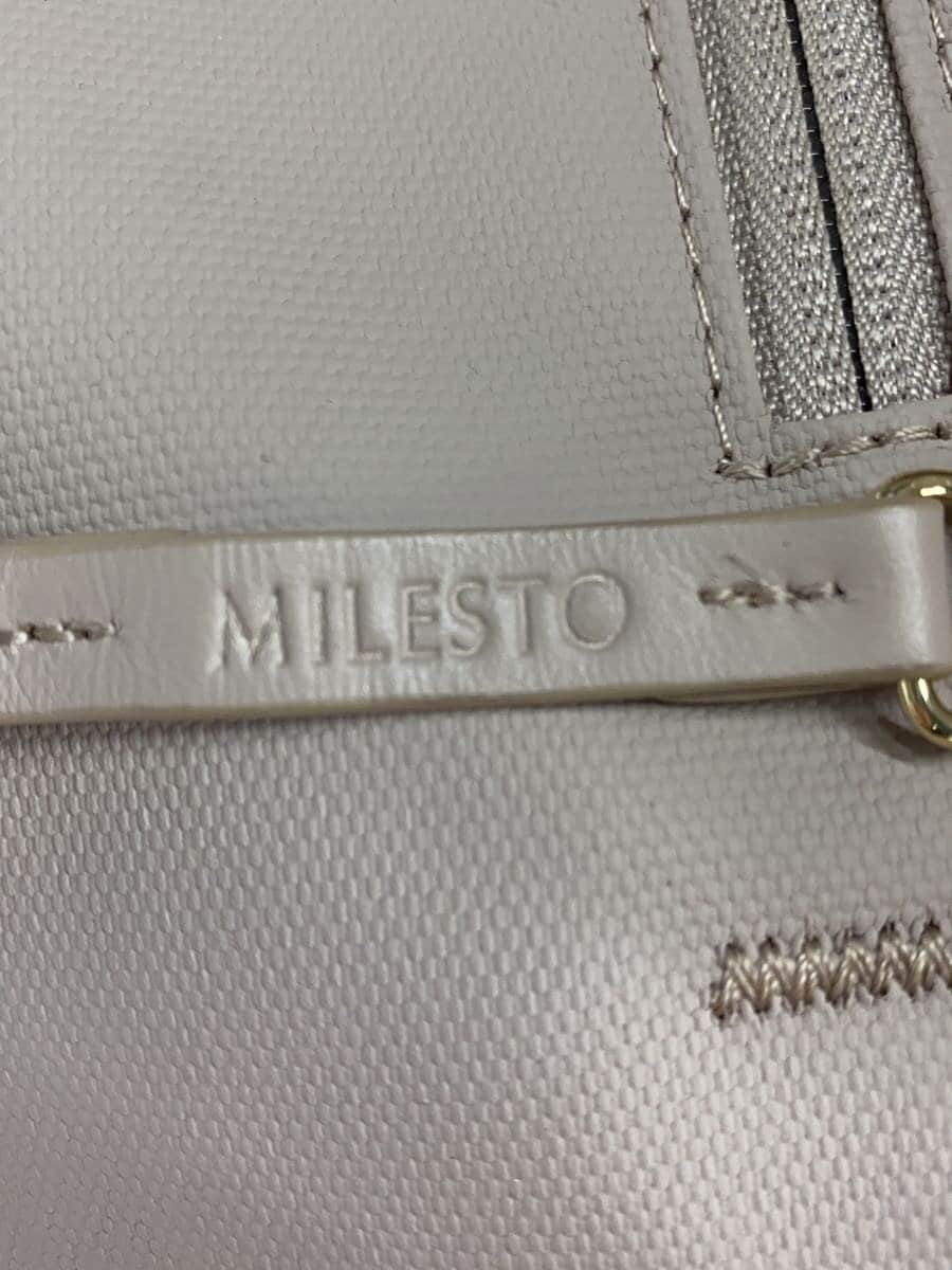MILESTO backpack Polyester BEG Solid color 5