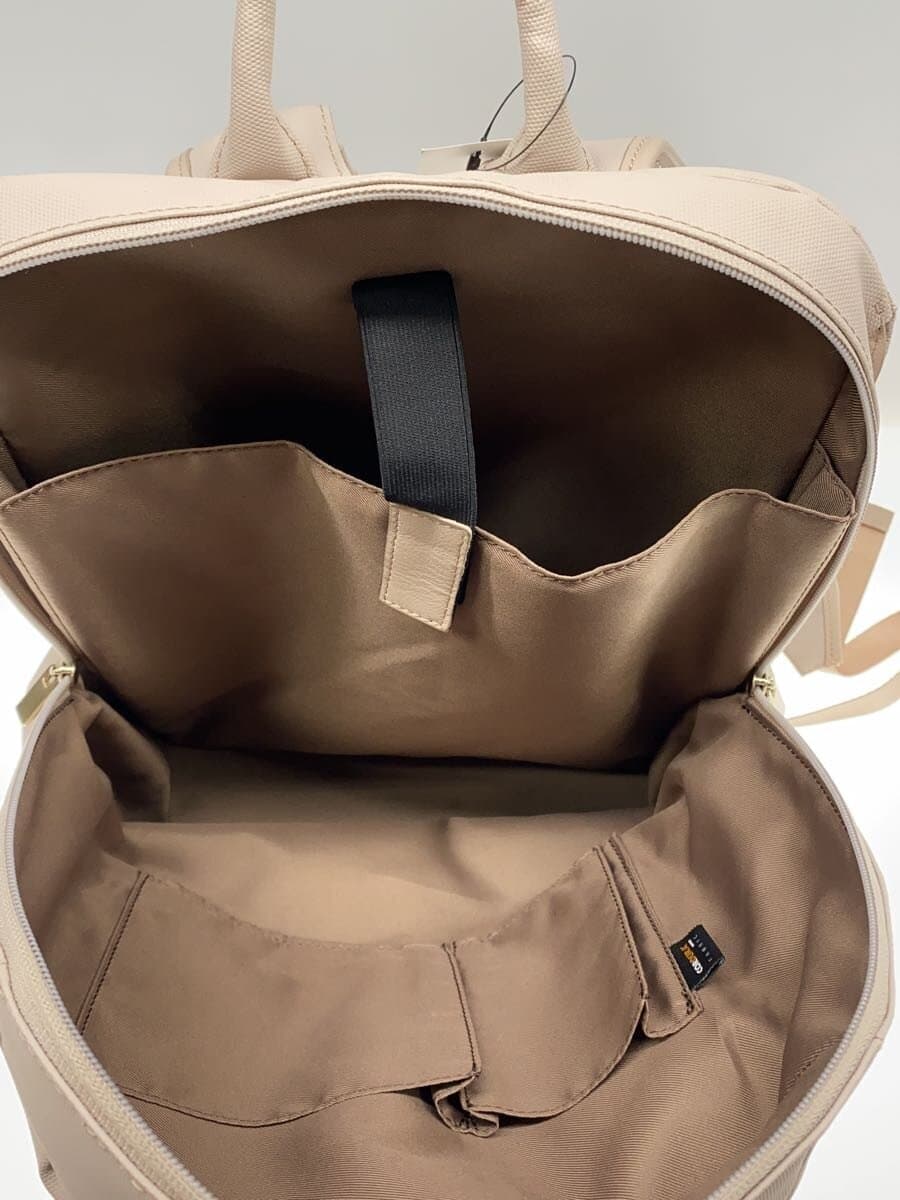 MILESTO backpack Polyester BEG Solid color 6