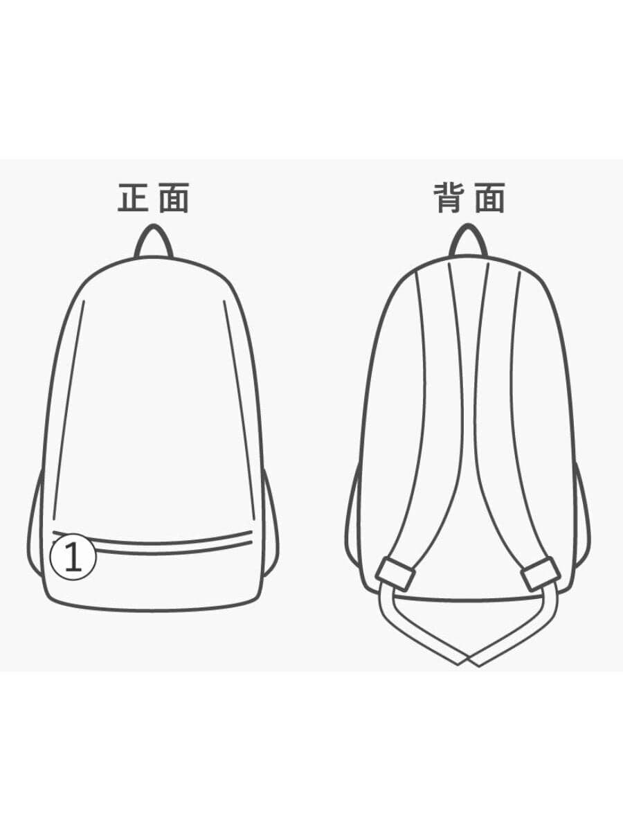 THE NORTH FACE Backpack Nylon GRY Solid NM72357 8