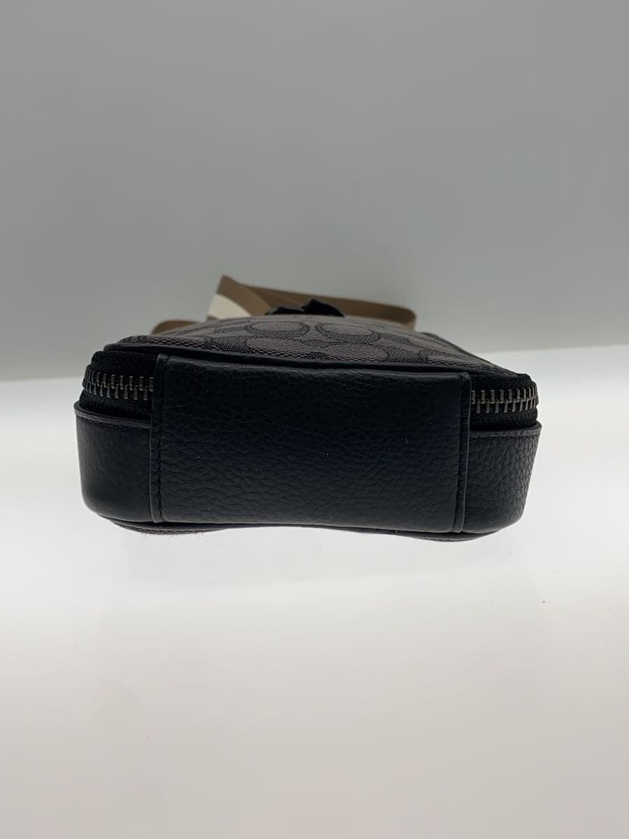 COACH Shoulder Bag Canvas GRY C8237 4