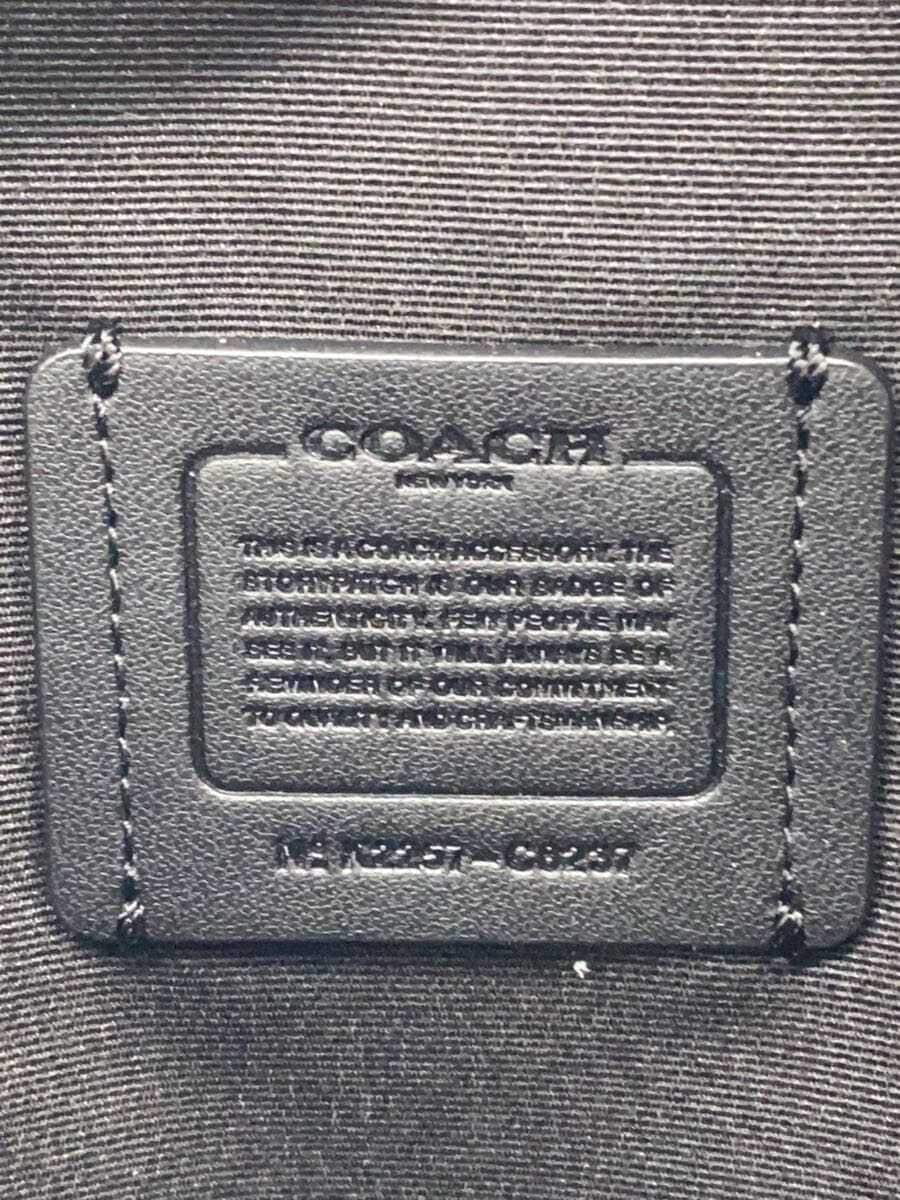 COACH Shoulder Bag Canvas GRY C8237 5