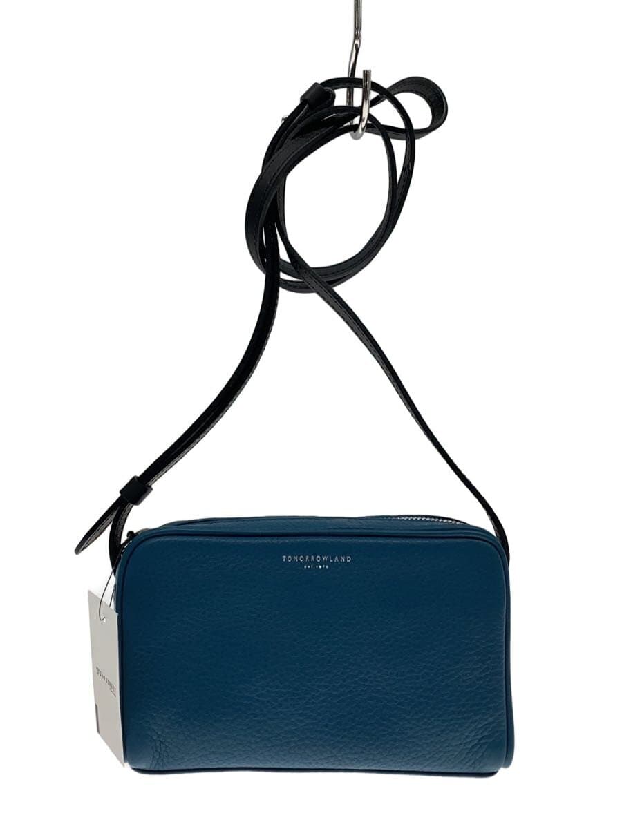 TOMORROWLAND shoulder bag cowhide BLU plain
