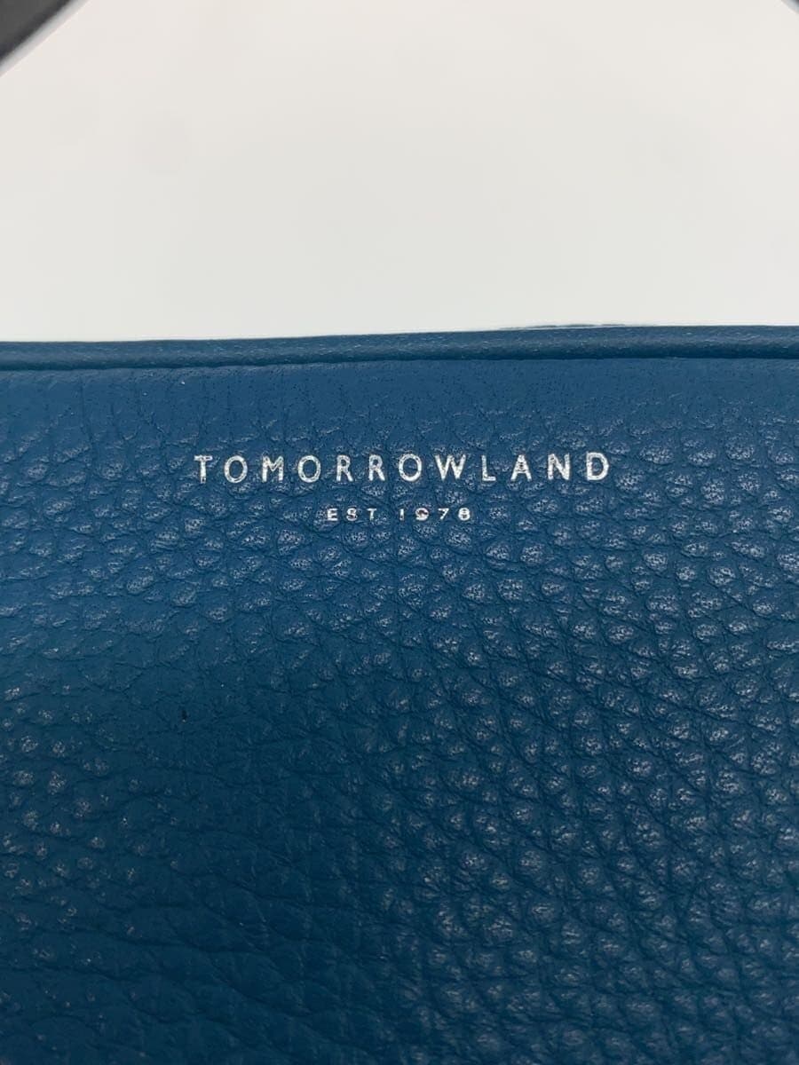 TOMORROWLAND shoulder bag cowhide BLU plain 5
