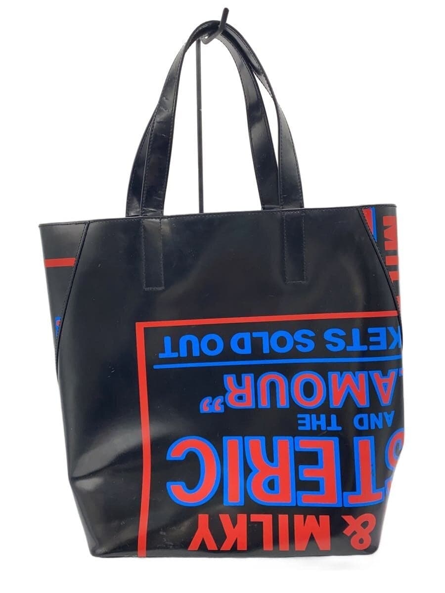 HYSTERIC GLAMOUR Tote Bag Leather BLK Print