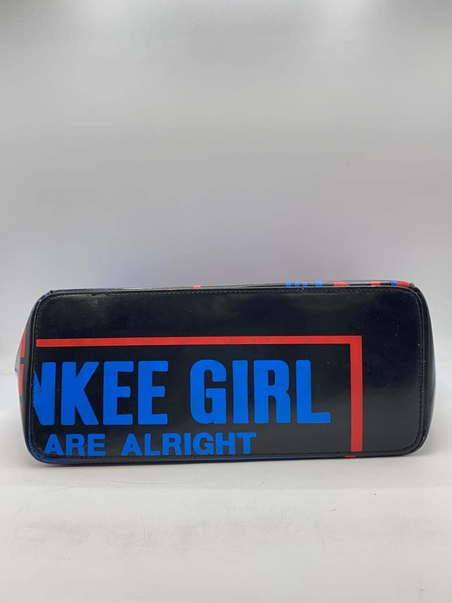 HYSTERIC GLAMOUR Tote Bag Leather BLK Print 4