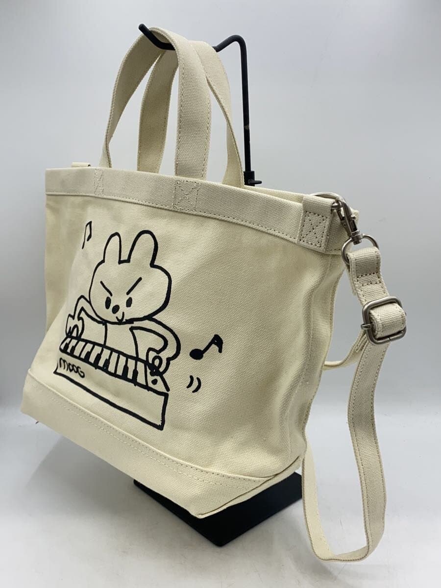 HYSTERIC GLAMOUR Bag Canvas WHT Print 01241QB07900 2