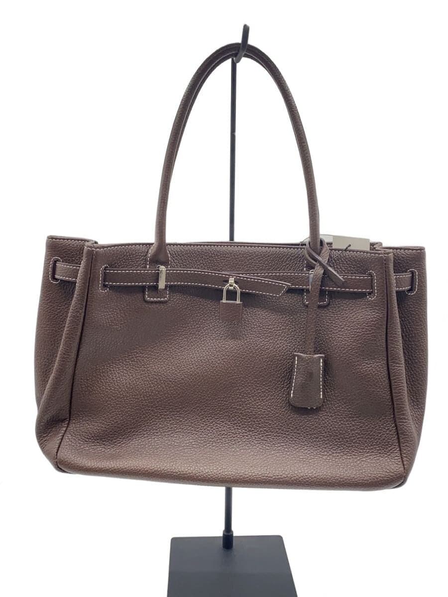 Den Hamano Shoulder Bag Leather BRW Solid