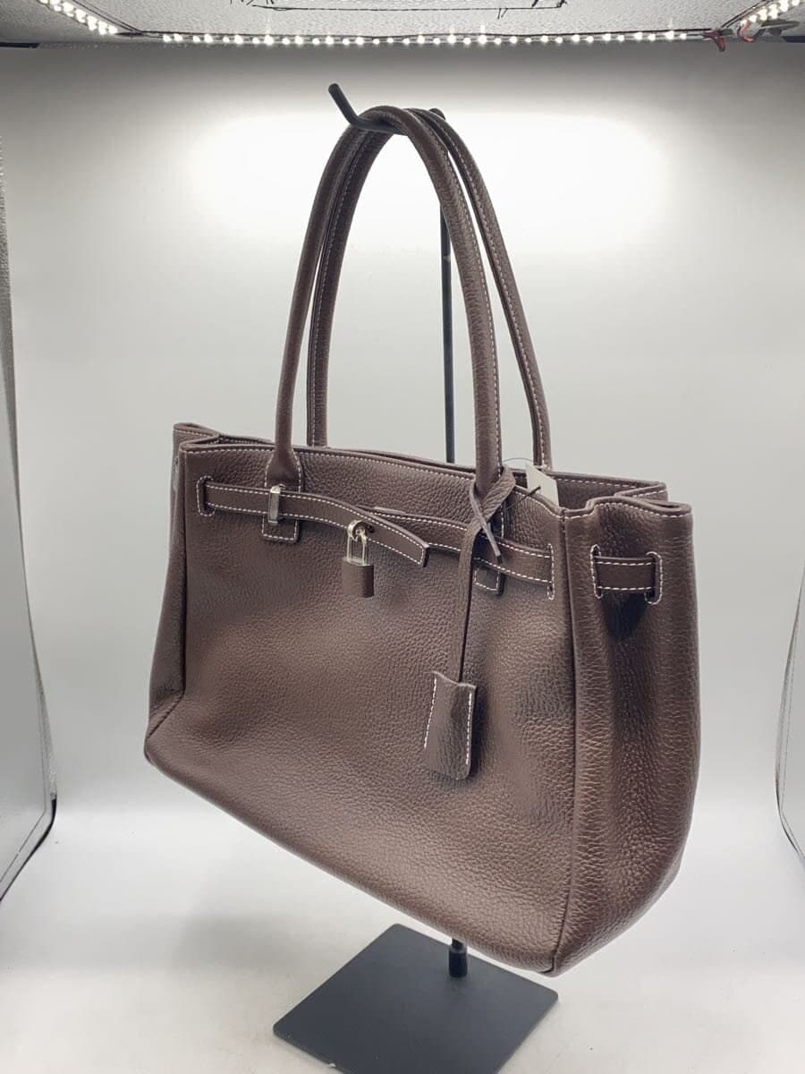 Den Hamano Shoulder Bag Leather BRW Solid 2