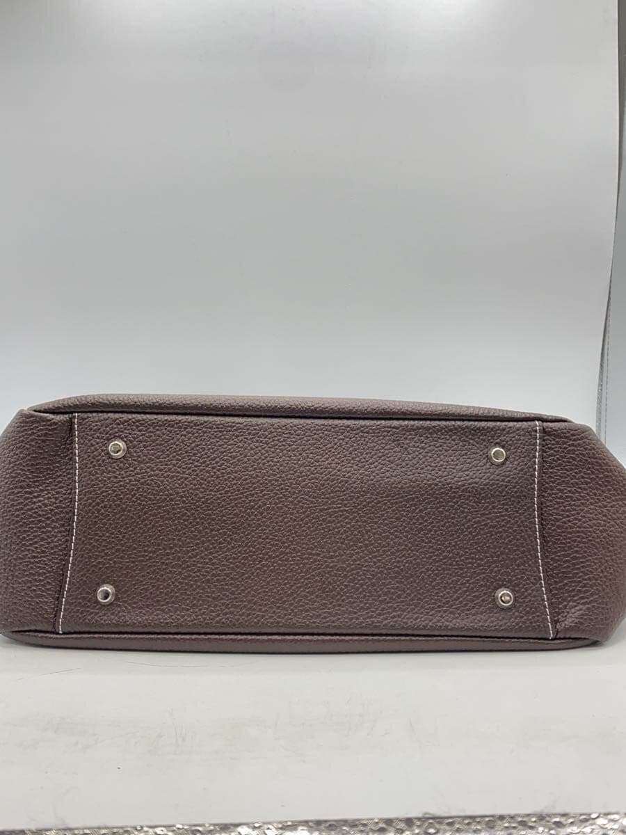 Den Hamano Shoulder Bag Leather BRW Solid 4