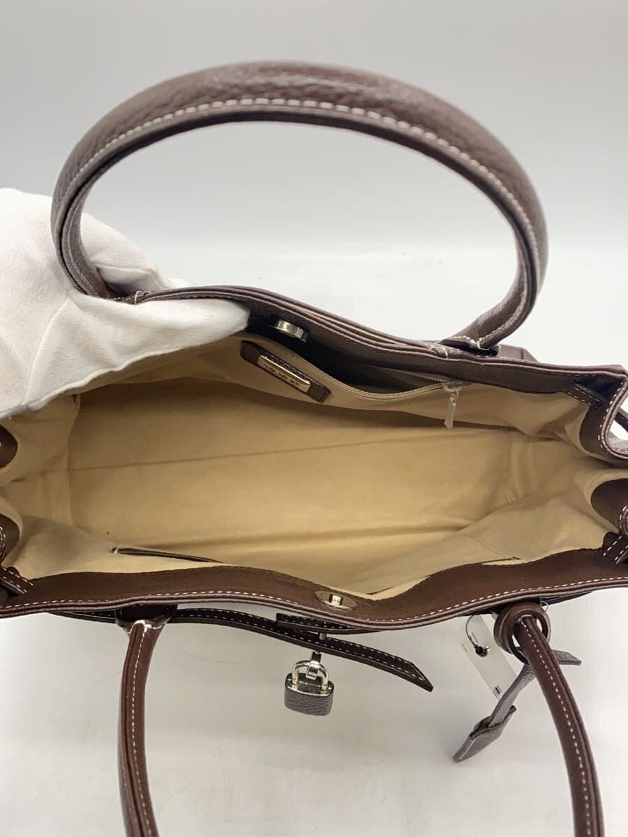 Den Hamano Shoulder Bag Leather BRW Solid 6