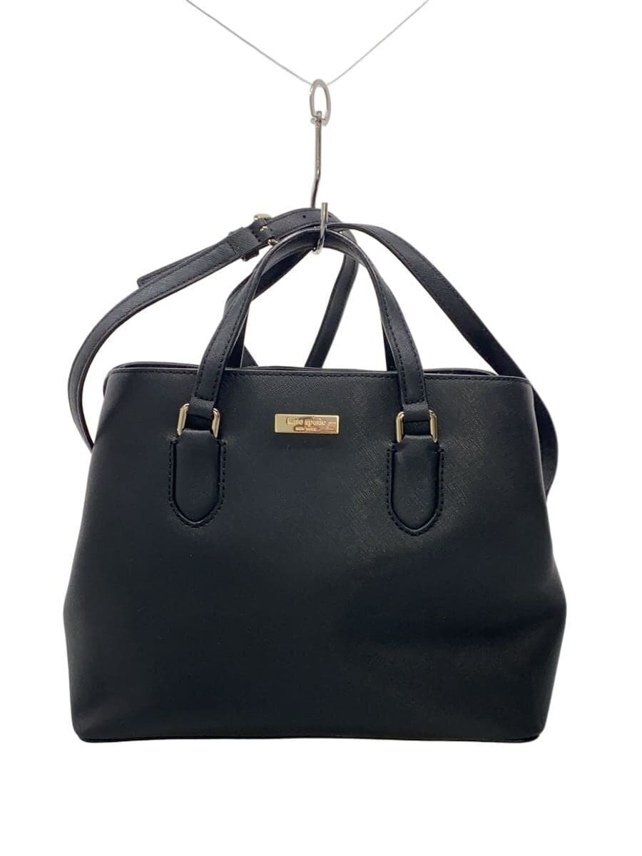Kate Spade New York Shoulder Bag Polyester Black Solid Color