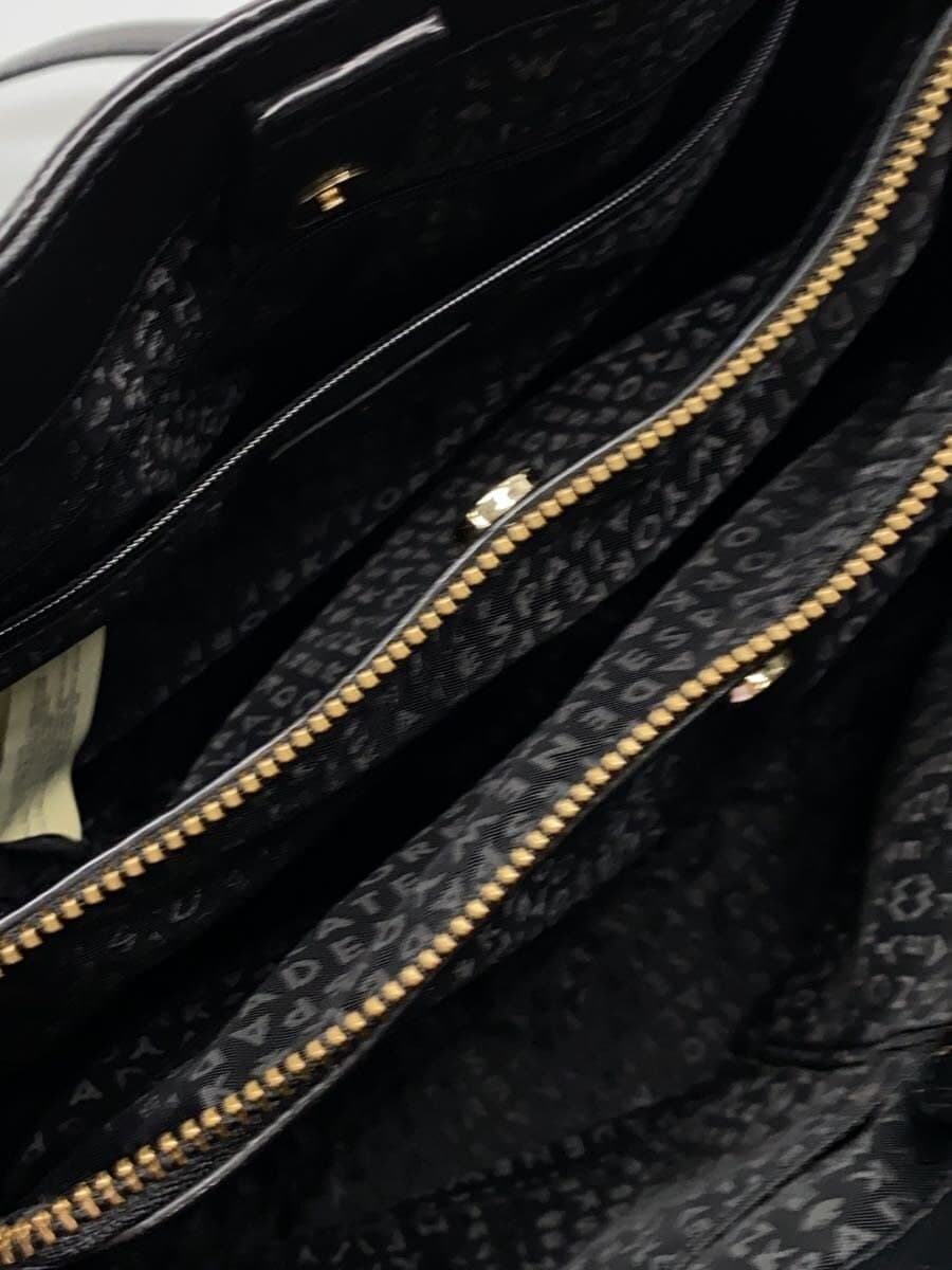 Kate Spade New York Shoulder Bag Polyester Black Solid Color 6