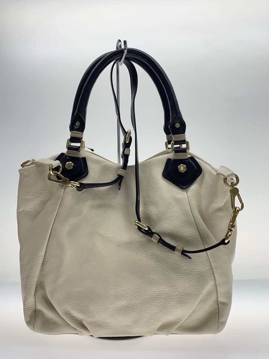 MARC BY MARC JACOBS Shoulder Bag Leather White 3