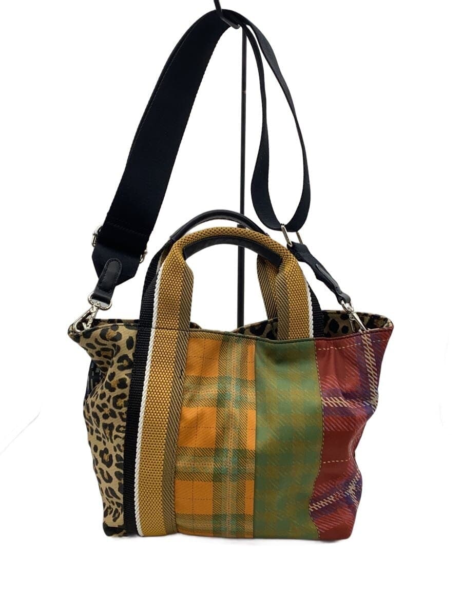 ear PAPILLONNER Shoulder Bag Nylon Multicolor All Over Pattern