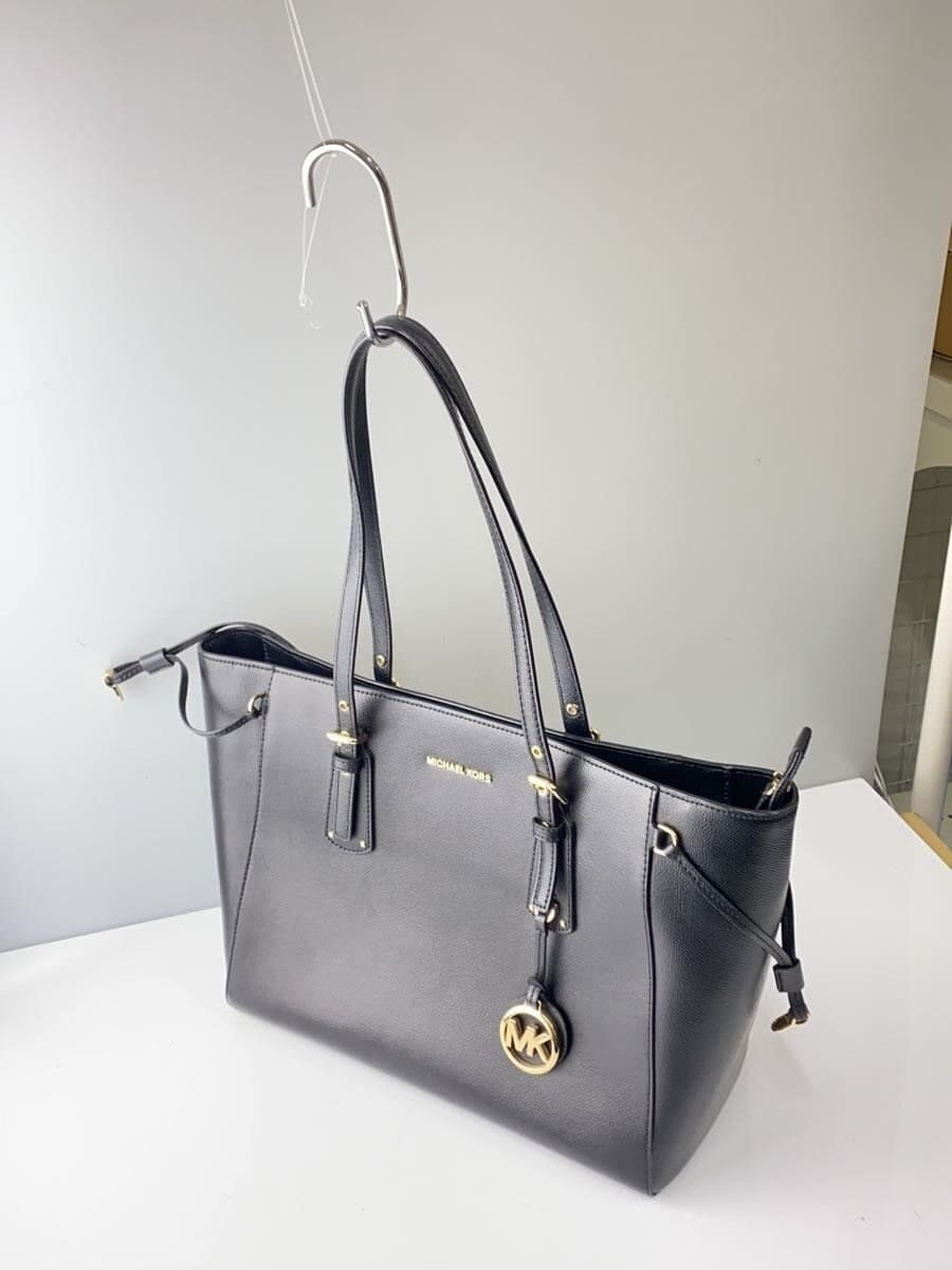 MICHAEL KORS tote bag leather BLK 2
