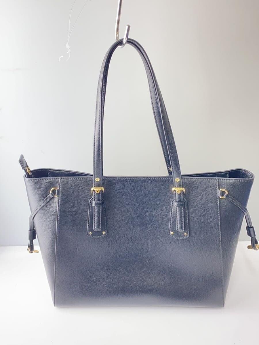 MICHAEL KORS tote bag leather BLK 3