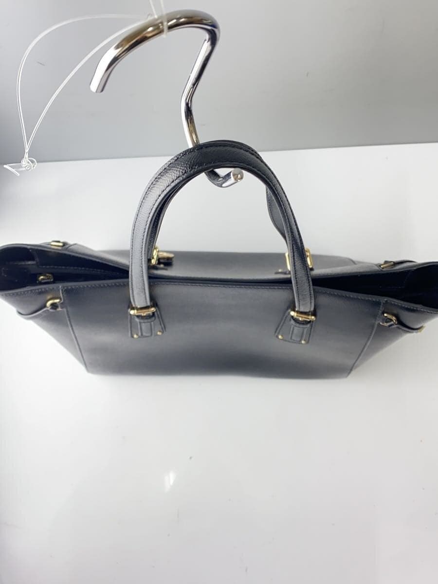 MICHAEL KORS tote bag leather BLK 4