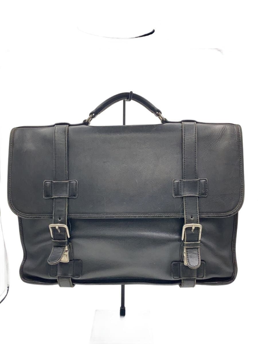 COACH bag leather black plain 5325