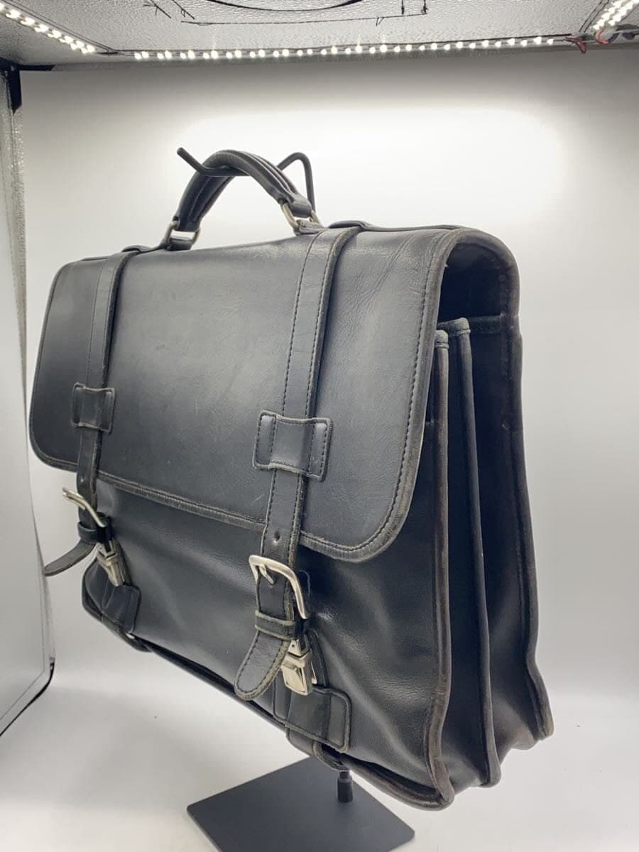 COACH bag leather black plain 5325 2