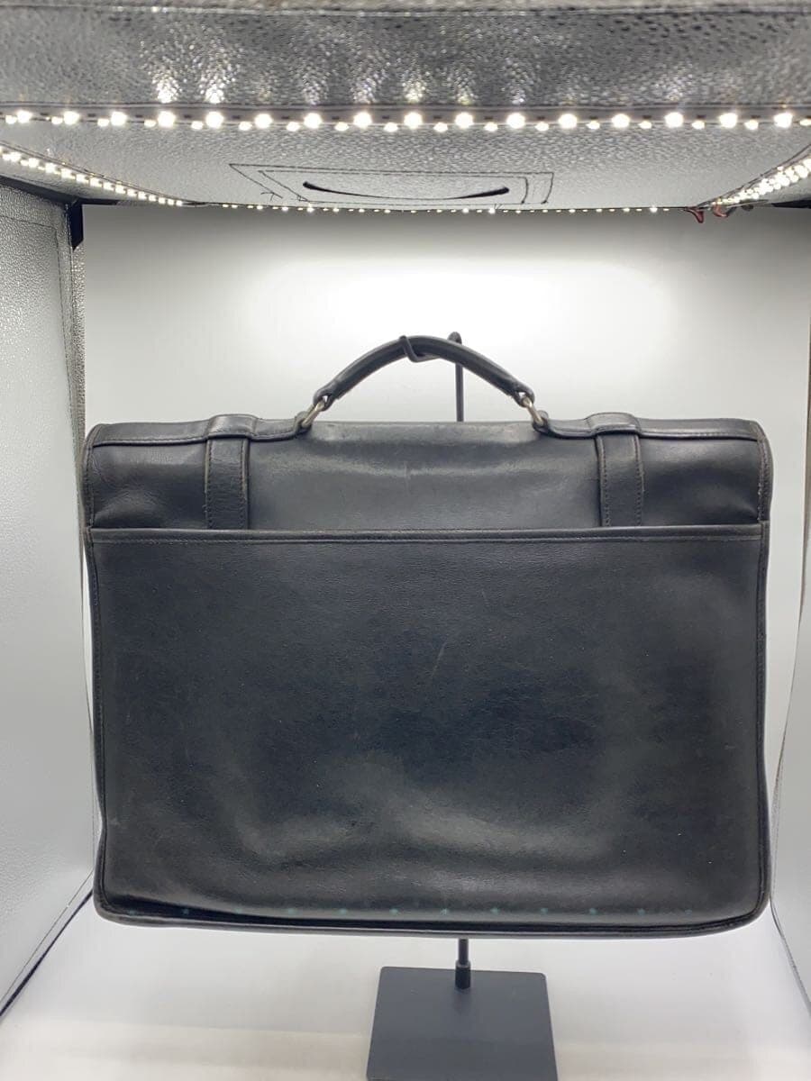 COACH bag leather black plain 5325 3