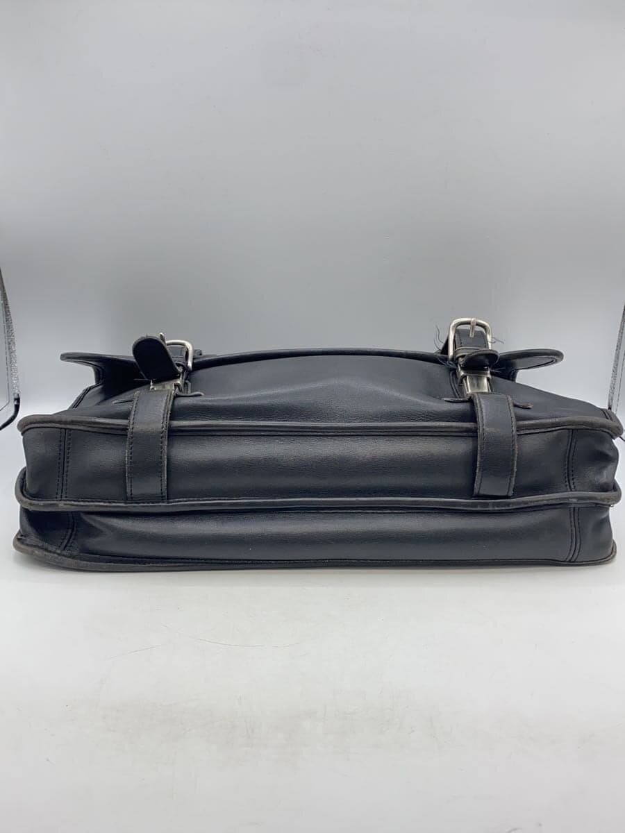 COACH bag leather black plain 5325 4