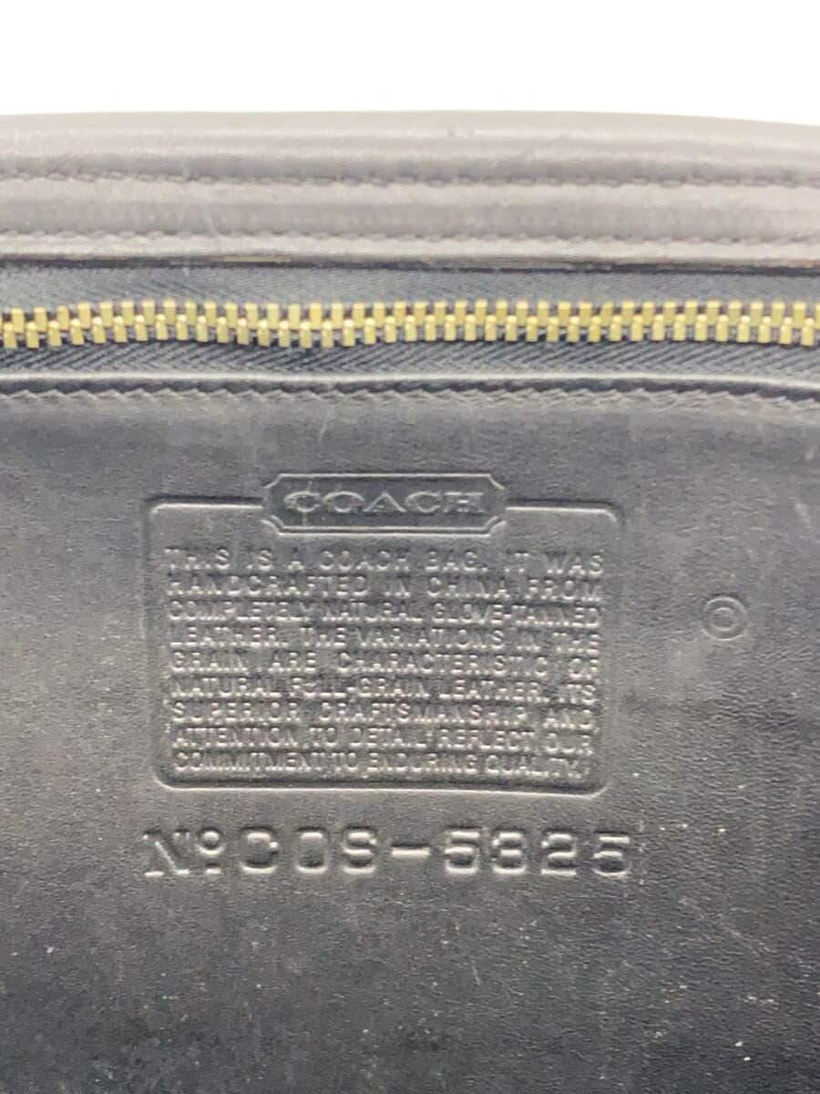 COACH bag leather black plain 5325 5