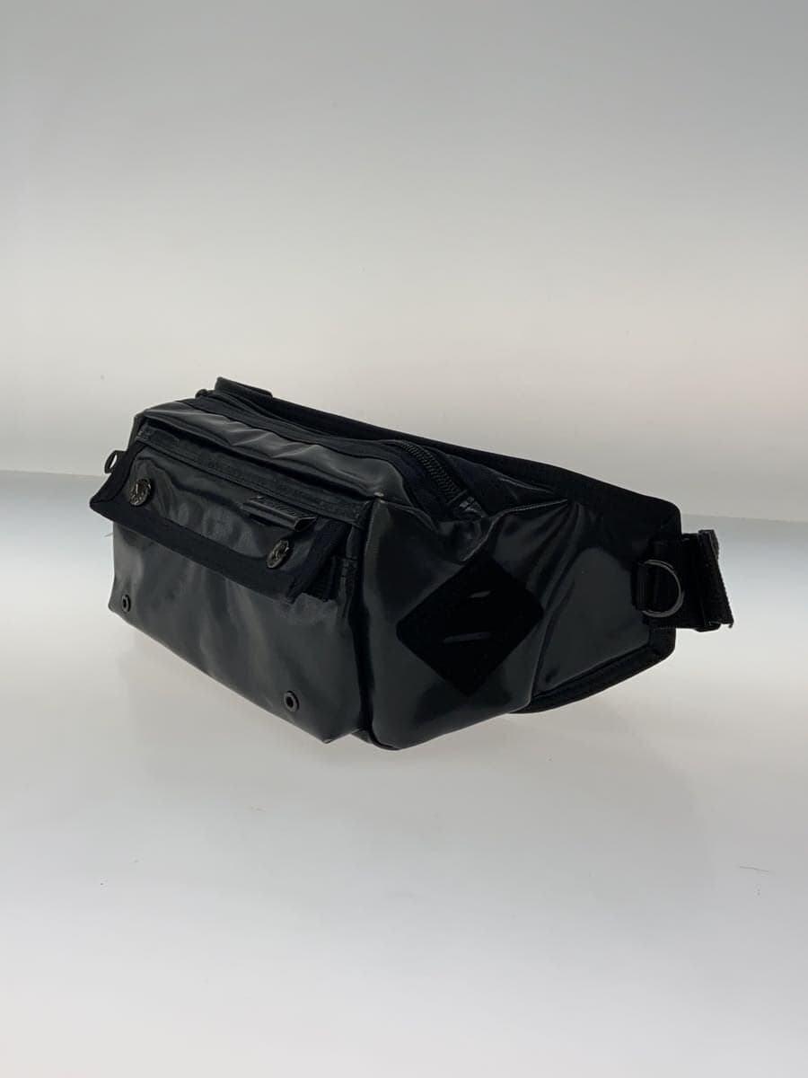 PORTER Waist Bag Leather BLK Solid 2