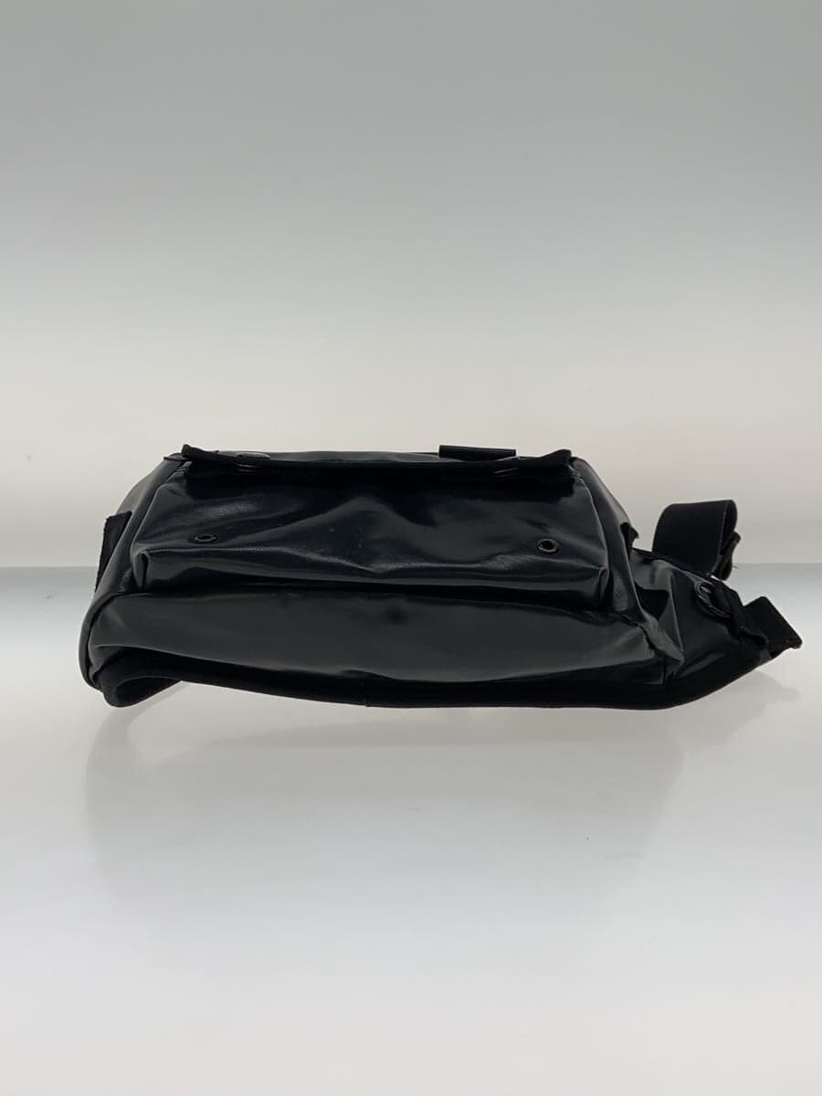 PORTER Waist Bag Leather BLK Solid 4