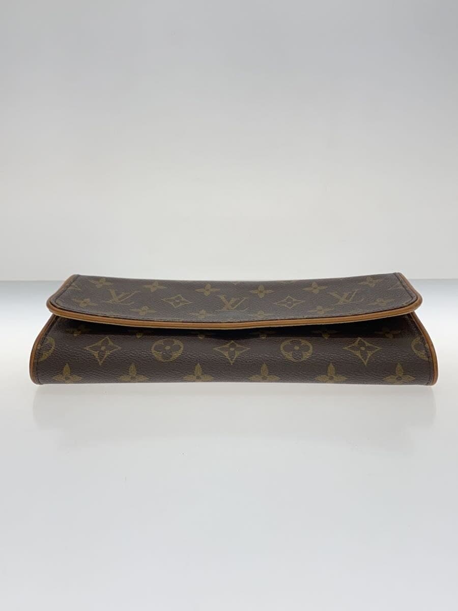 LOUIS VUITTON Pochette Twin GM Monogram Canvas PVC BRW M51852 4