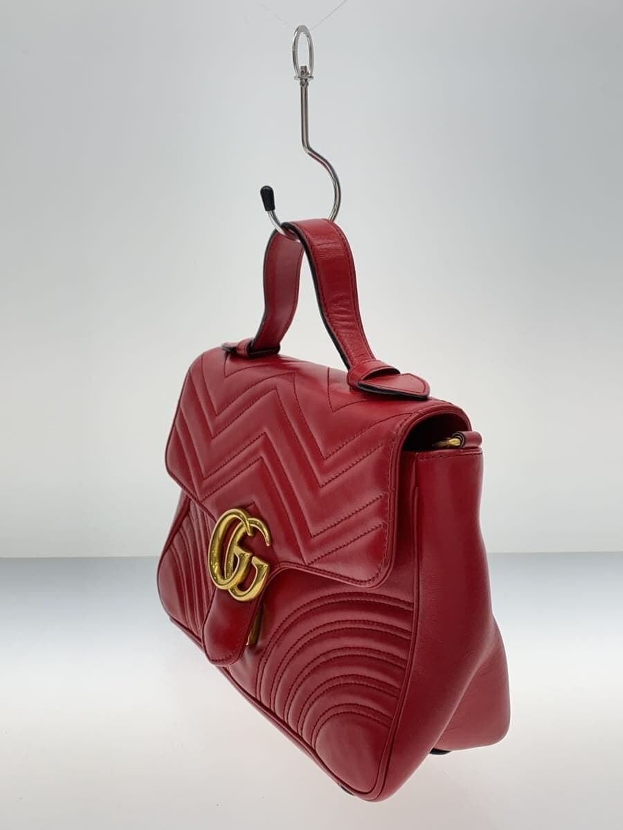 GUCCI shoulder bag -- RED solid color 498110 2