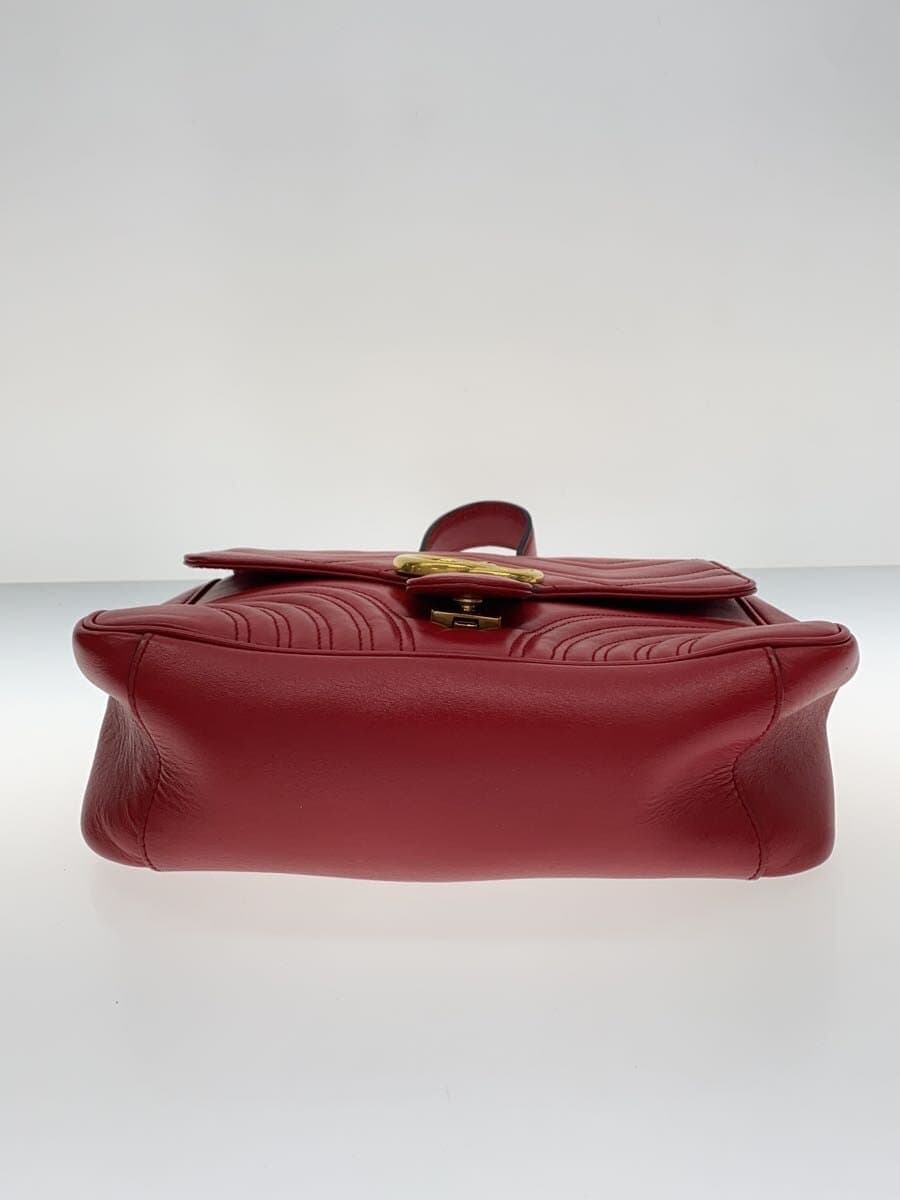 GUCCI shoulder bag -- RED solid color 498110 4