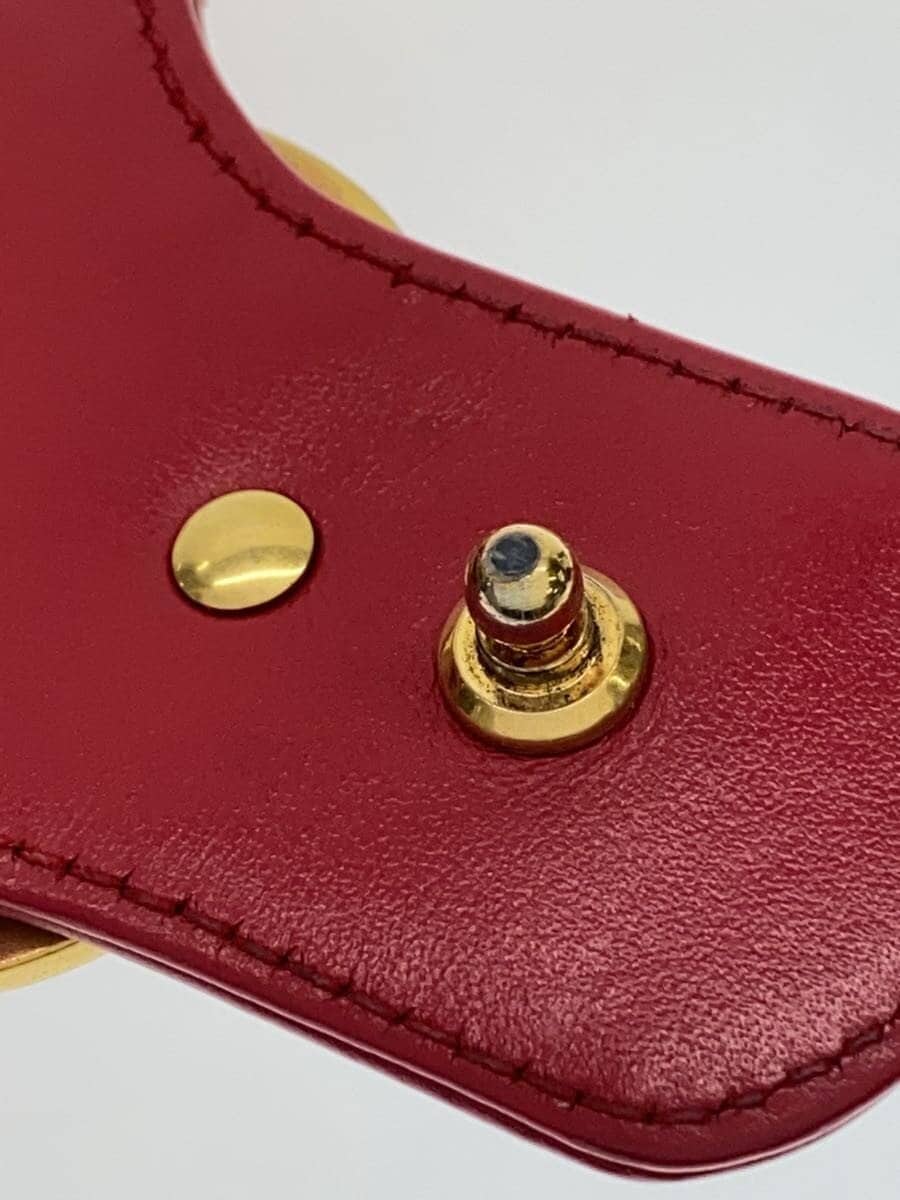 GUCCI shoulder bag -- RED solid color 498110 8