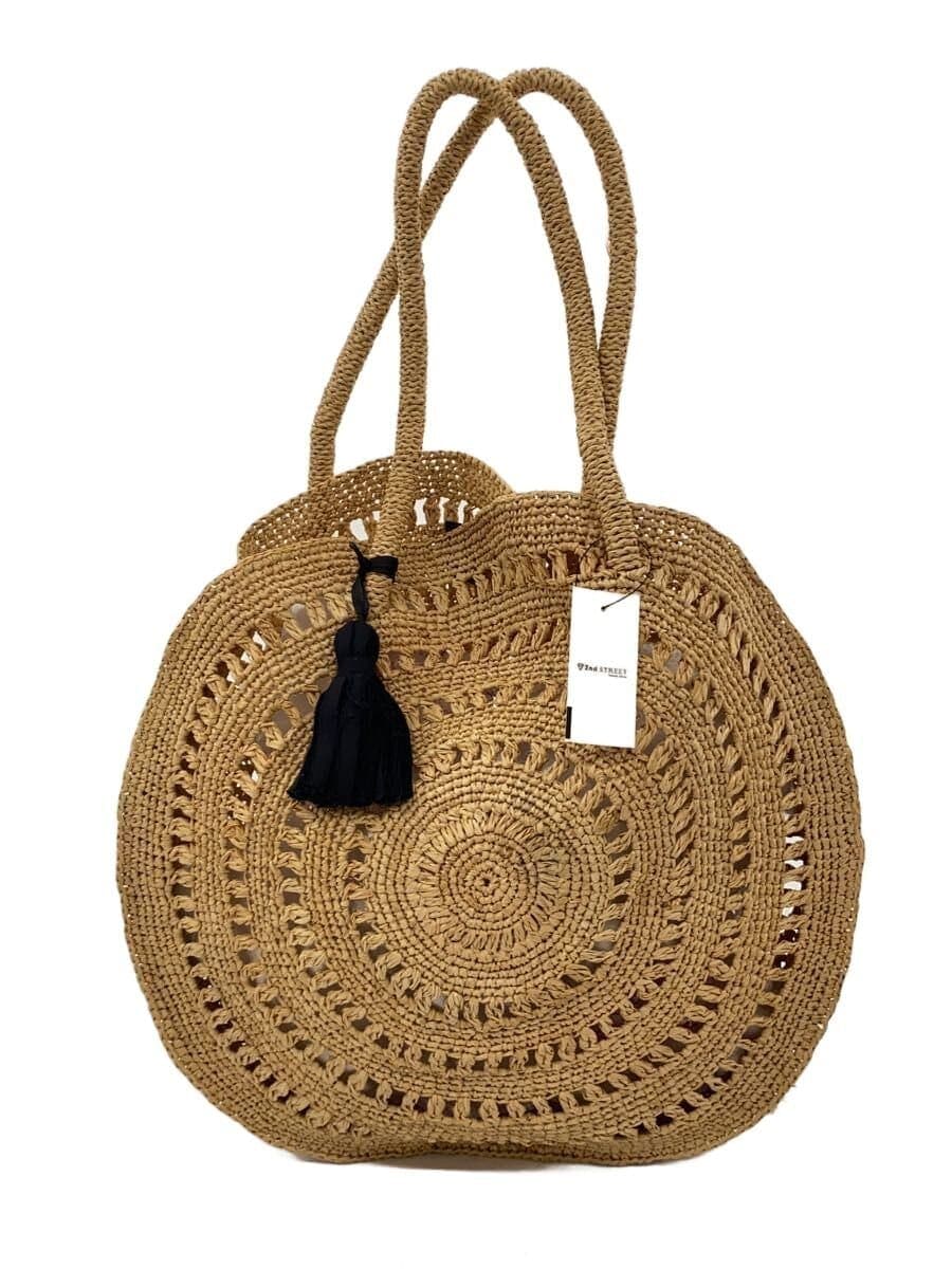 MAISON N.H PARIS Circle Basket Bag BEG