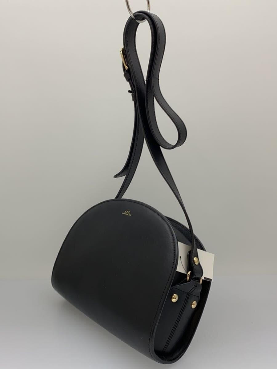 A.P.C. shoulder bag leather black 2