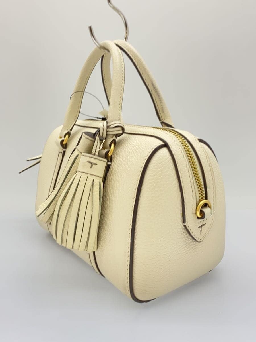 TORY BURCH 2Way Shoulder Bag Leather CRM 2