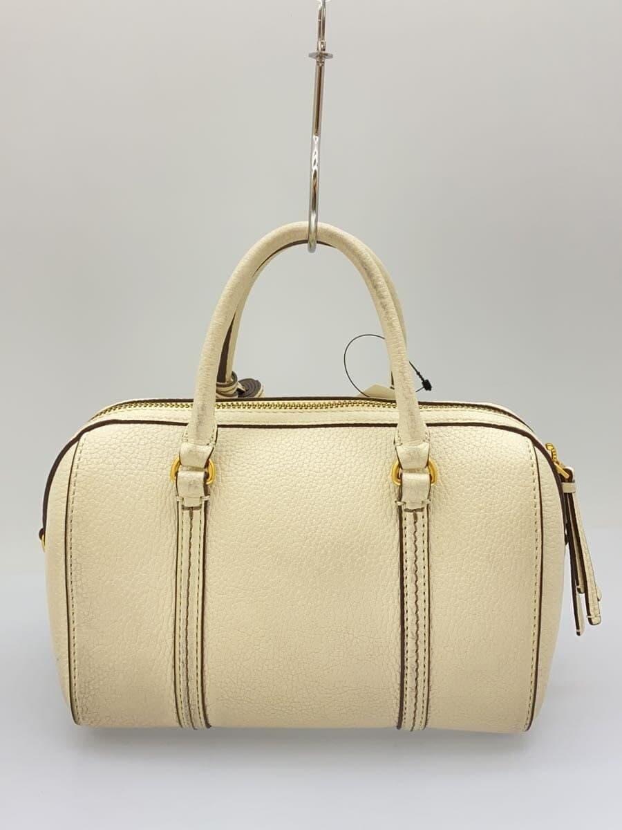 TORY BURCH 2Way Shoulder Bag Leather CRM 3