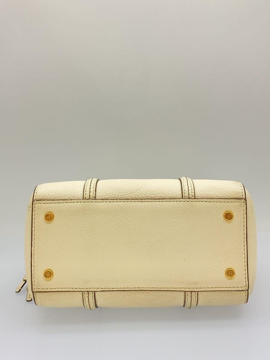 TORY BURCH 2Way Shoulder Bag Leather CRM 4