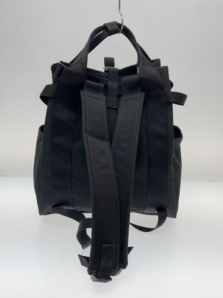 PORTERUNION 2way backpack canvas BLK 3