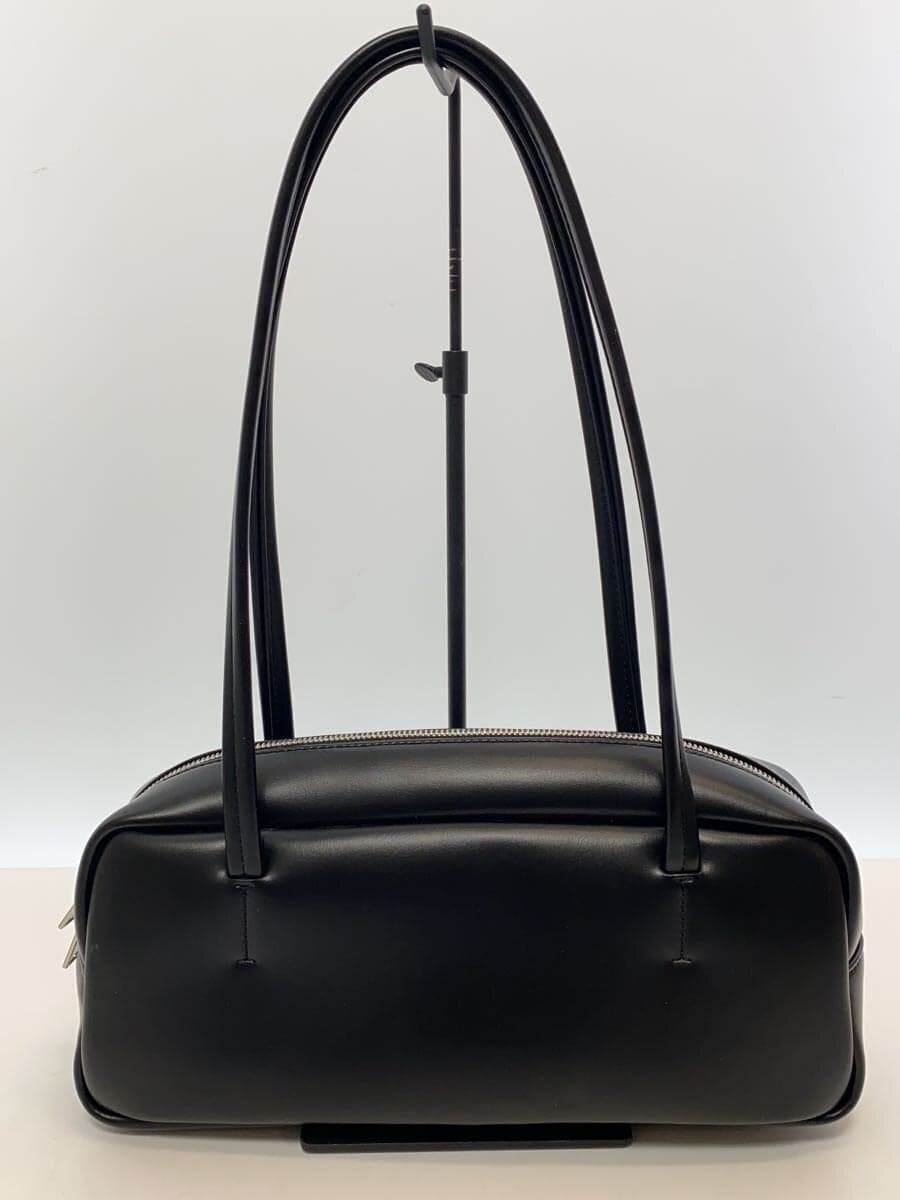 STAND OILMORE BAGUETTE BAG Tote Bag Faux Leather Black Solid Color 3