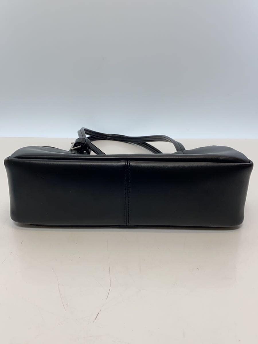 STAND OILMORE BAGUETTE BAG Tote Bag Faux Leather Black Solid Color 4