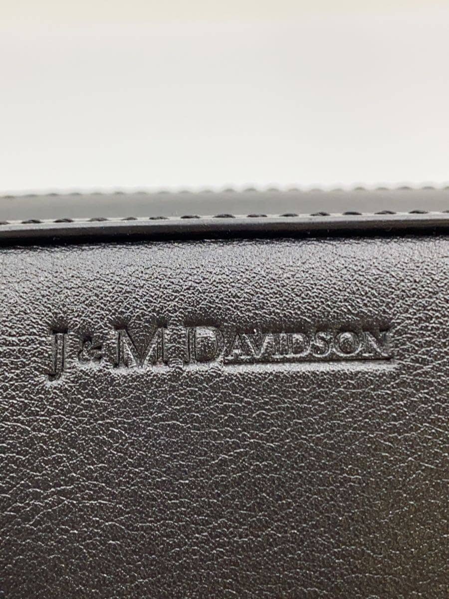 J&M DAVIDSON Pebble Crossbody Chain Shoulder Bag Leather BLK Solid 5