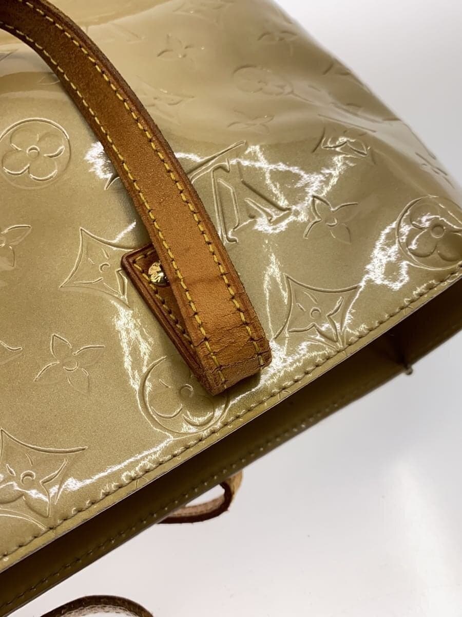 LOUIS VUITTON Lead MM_Monogram Vernis Patent Leather BEG 8