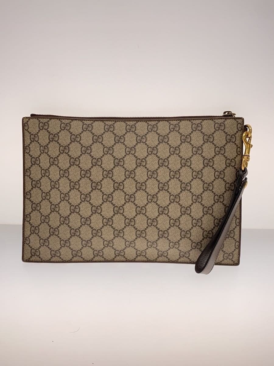 GUCCI Clutch Bag_GG Supreme_Courier PVC BRW All-over pattern 473915 K9GQT 8899 3