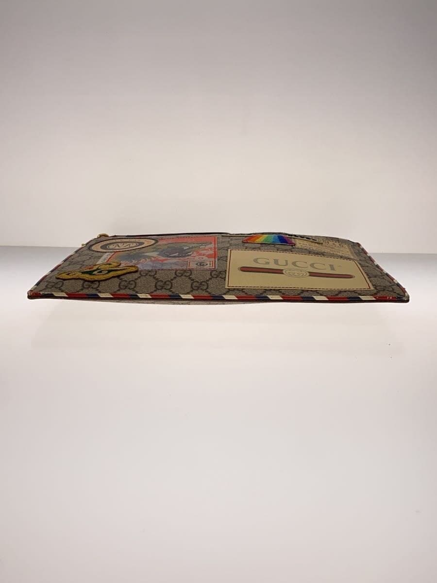 GUCCI Clutch Bag_GG Supreme_Courier PVC BRW All-over pattern 473915 K9GQT 8899 4