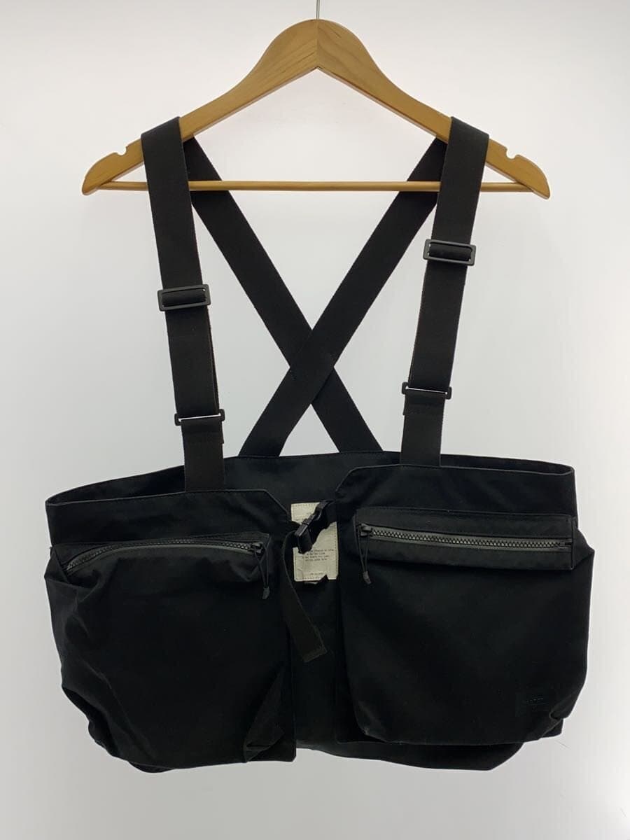 VAINL ARCHIVE × PORTER Bag Cotton Black Solid Color
