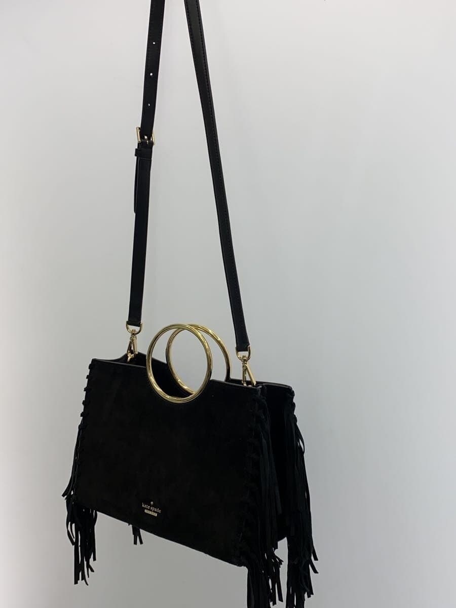Kate Spade New York Handbag Suede Black 2