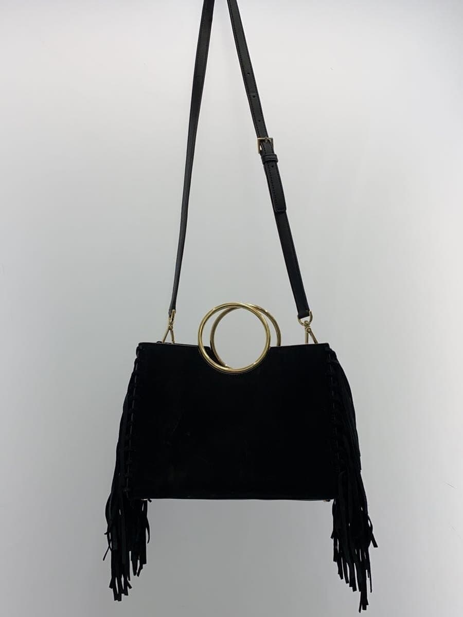 Kate Spade New York Handbag Suede Black 3